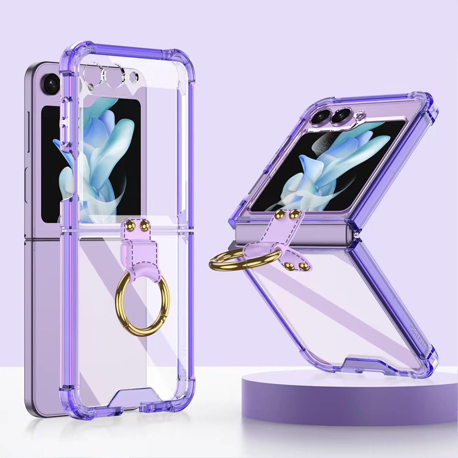 Amazon.co.jp: Galaxy Z FliP6 5G SC-54E SCG29 ケース リング クリア